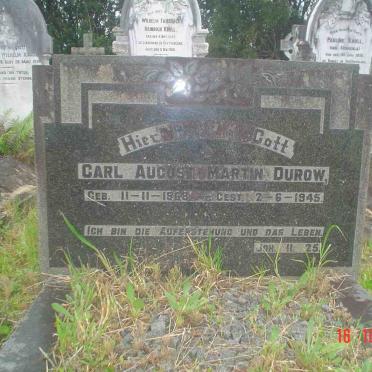 DUROW Carl August Martin 1868-1945