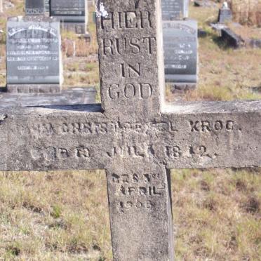 KROG Christoffel 1842-1908