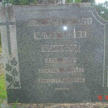 SCHWARTZ Hilda Louise nee BODE 1892-1956