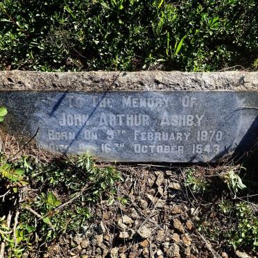 ASHBY John Arthur 1870-1943