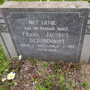 BEZUIDENHOUT Frans Jacobus 1883-1953