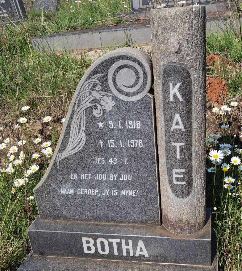 BOTHA Kate 1918-1978