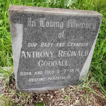 GOODALL Anthony Reginald 1974-1974