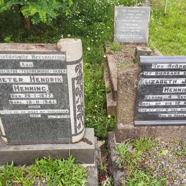 HENNING Pieter Hendrik 1877-1941 &amp; Elizabeth Jacomina 1875-1939