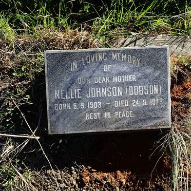 JOHNSON Nellie nee DOBSON 1903-1973
