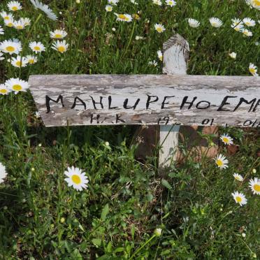 MAHLUPEHO Emma 19??-2018