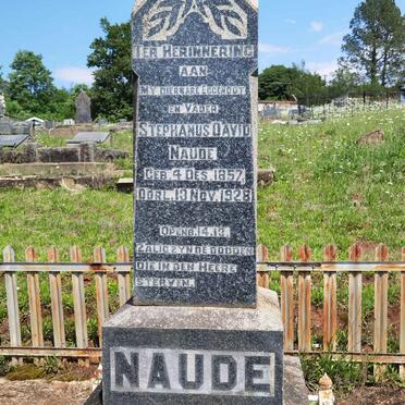 NAUDE Stephanus David 1857-1928