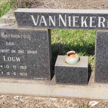 NIEKERK Louw, van 1915-1979