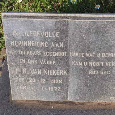 NIEKERK I.P.B., van 1928-1972