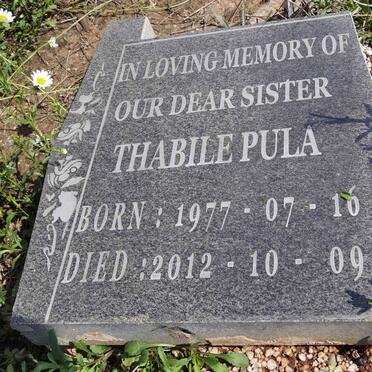 PULA Thabile 1977-2012
