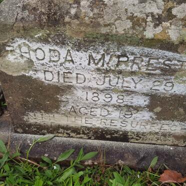 PRESTON Rhoda -1898