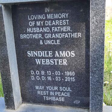 RABULA Sindile Amos Webster 1960-2015