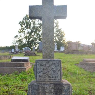 ROBERTS Martha nee BROWN -1921