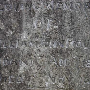 ROUSE William John 1893-1893