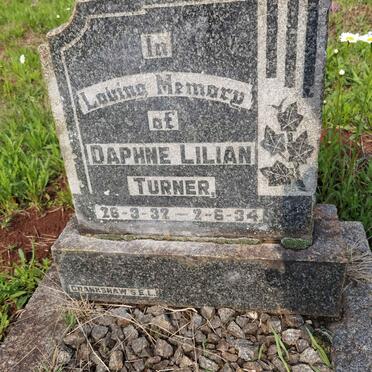 TURNER Daphne Lilian 1932-1934