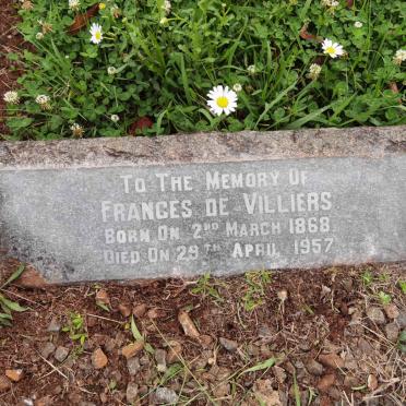 VILLIERS Frances, de 1868-1957