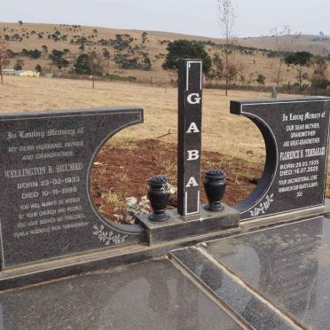 GABA Wellington B. Silumko 1933-1999 &amp; Florence N. Tembakazi 1935-2020