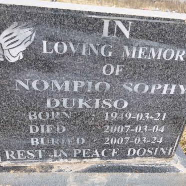 DUKISO Nompio Sophy 1949-2007