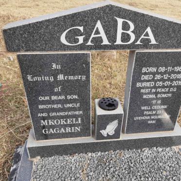 GABA Mkokeli Gagarin 1961-2018