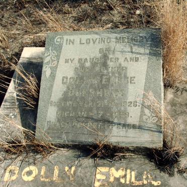 DURRHEIM Dolly Emilie 1926-1959