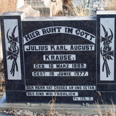 KRAUSE Julius Karl August 1889-1977