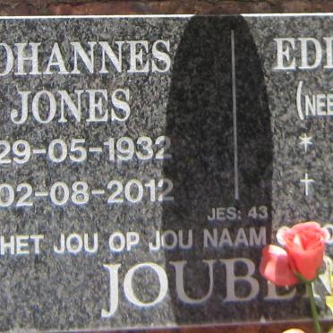 JOUBERT Johannes Jones 1932-2012 &amp; Edith Mary DU PREEZ