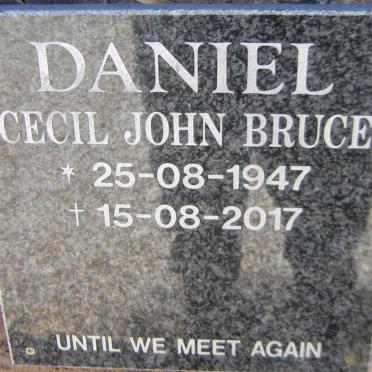 DANIEL Cecil John Bruce 1947-2017