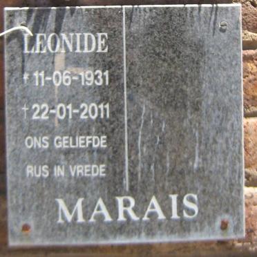 MARAIS Leonide 1931-2011