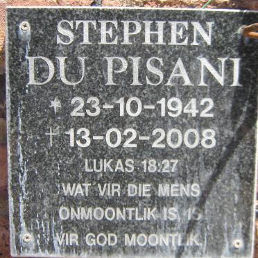 PISANI Stephen, du 1942-2008