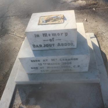 ABDOO Barjout 1868-1923