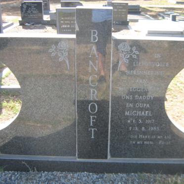 BANCROFT Michael 1917-1985