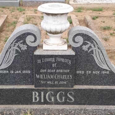BIGGS William Charles 1899-1948