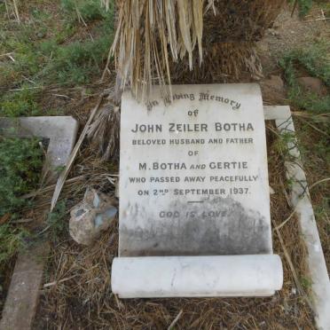 BOTHA John Zeiler -1937