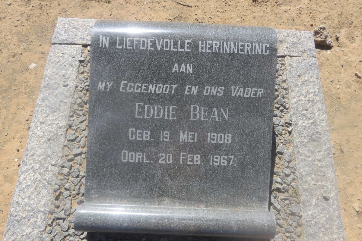 BEAN Eddie 1908-1967