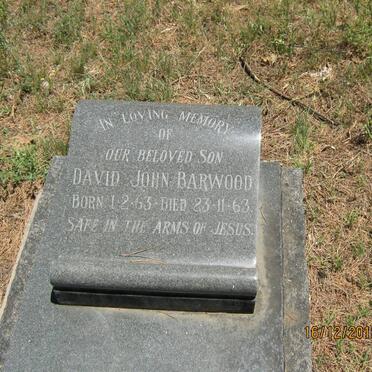 BARWOOD David John 1963-1963