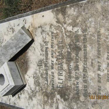 BAILIE Elfrida nee HINES 1883-1948