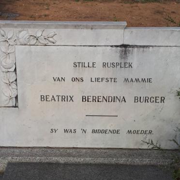 BURGER Beatrix Berendina