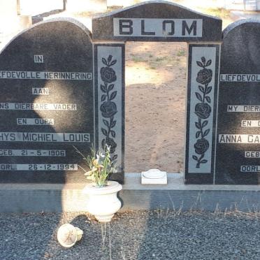 BLOM Matthys Michiel  Louis 1906-1994 &amp; Anna Catharina Sophia 1899-1968