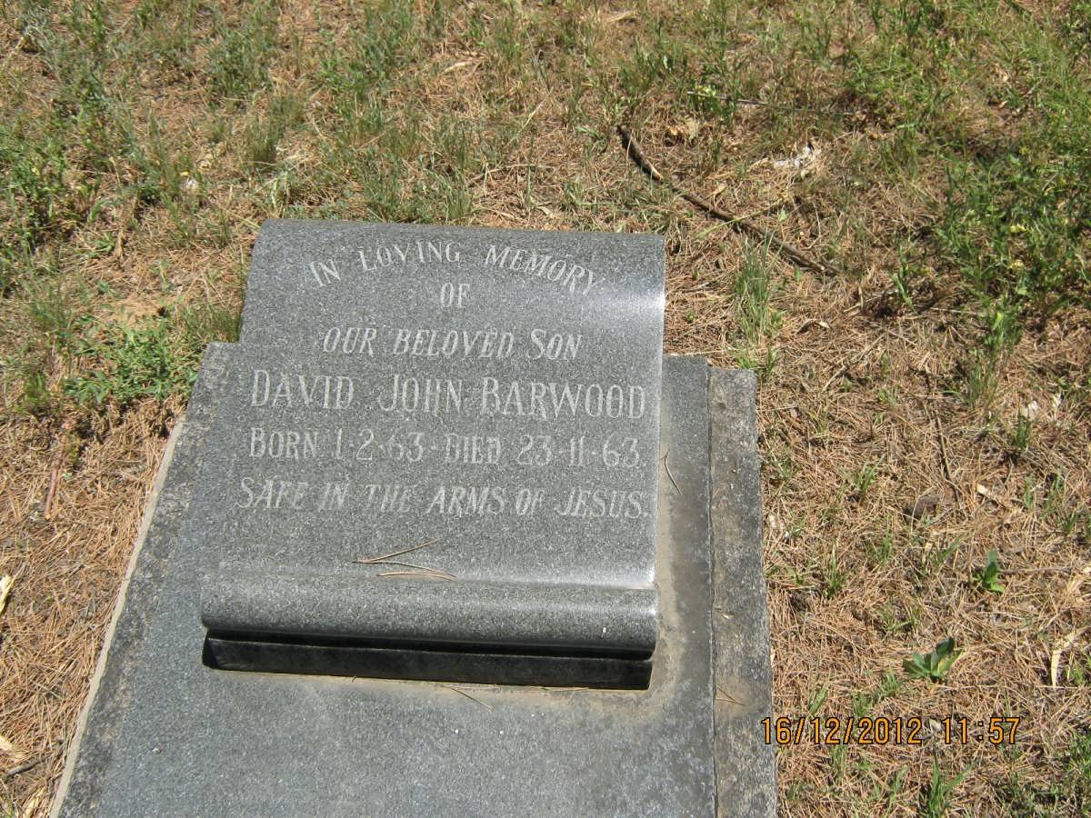 BARWOOD David John 1963-1963