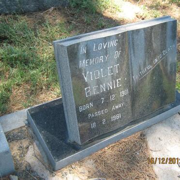 BENNIE Violet 1901-1981