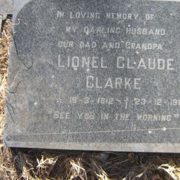 CLARKE Lionel Claude 1912-1981
