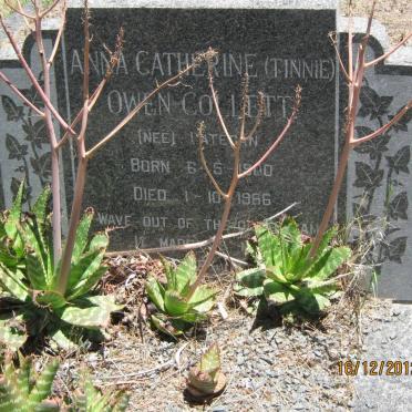 COLLETT Anna Catherine, OWEN nee LATEGAN 1900-1966