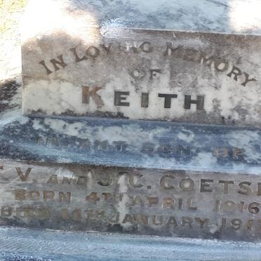 COETSEE Keith 1916-1917