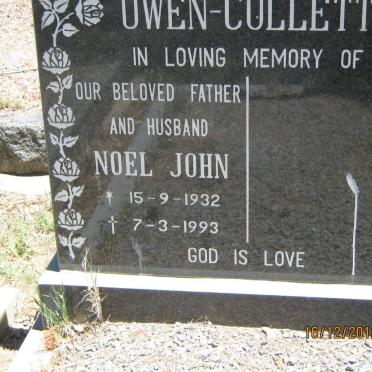 COLLETT Noel John, OWEN 1932-1993