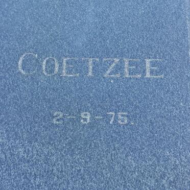 COETZEE -1975