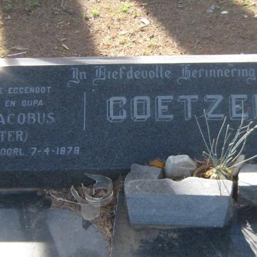 COETZEE Petrus Jacobus 1908-1978 &amp; Elizabeth Maria VORSTER 1901-1992