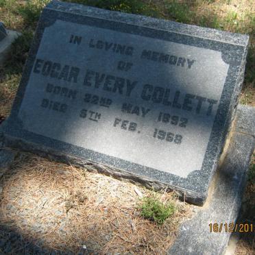 COLLETT Edgar Every 1892-1968