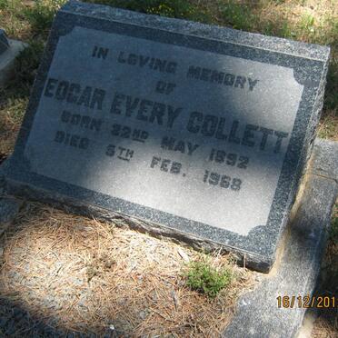 COLLETT Edgar Every 1892-1968