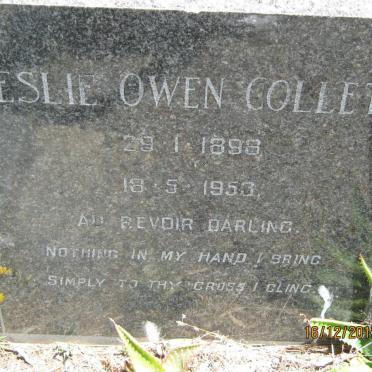 COLLETT Leslie, OWEN 1898-1953 &amp; Anna Catherine LATEGAN 1900-1966 :: OWEN-COLLETT Michael 1945-1971