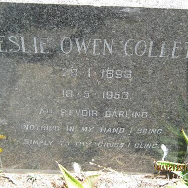 COLLETT Leslie, OWEN 1898-1953 &amp; Anna Catherine LATEGAN 1900-1966 :: OWEN-COLLETT Michael 1945-1971